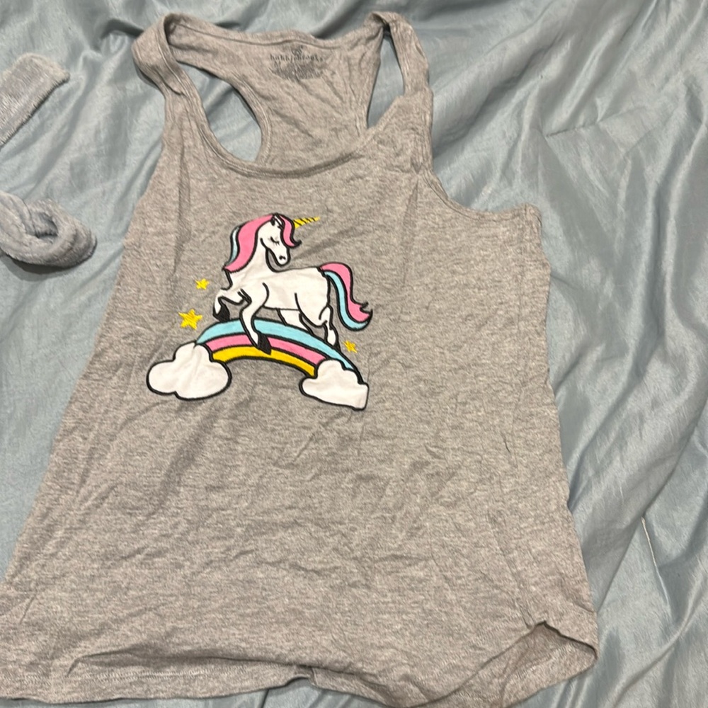 bobbie brooks unicorn  short pajamas